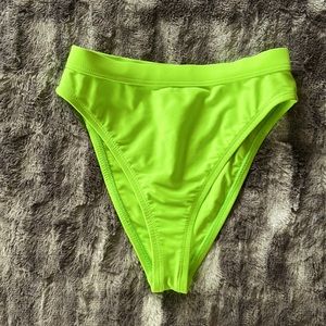 I heart raves XS  lime green bottoms